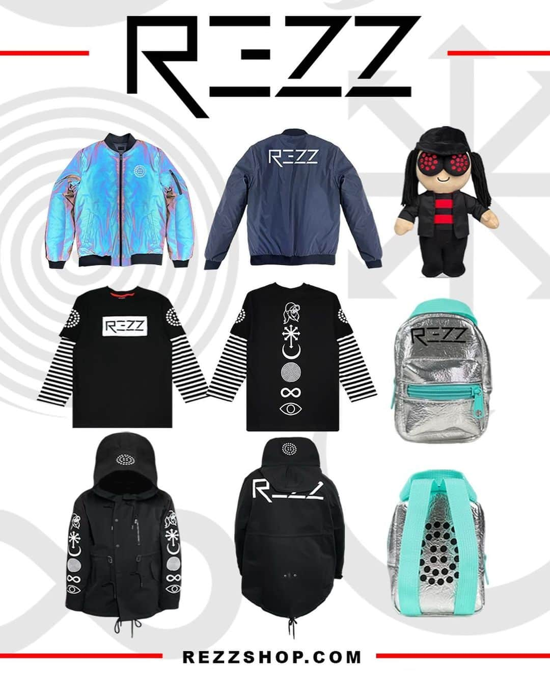 REZZさんのインスタグラム写真 - (REZZInstagram)「NEW MERCH JUS DROPPED.  yes that’s a Rezz plushie lol   Rezzshop.com」10月21日 3時01分 - officialrezz