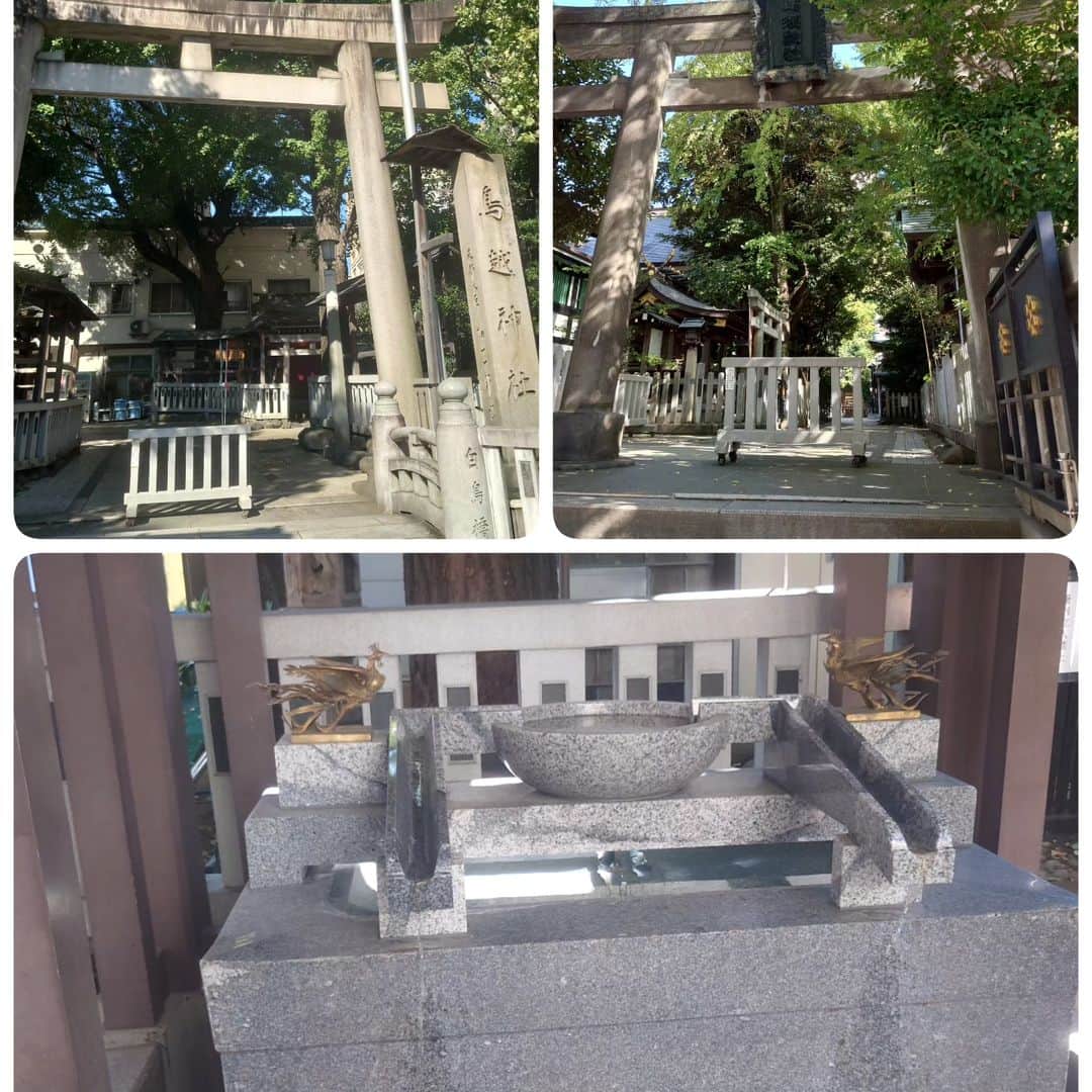 吉岡奈々子のインスタグラム：「やっと御挨拶鳥越神社 #鳥越神社 #浅草橋 #鳥越アズーリfm」
