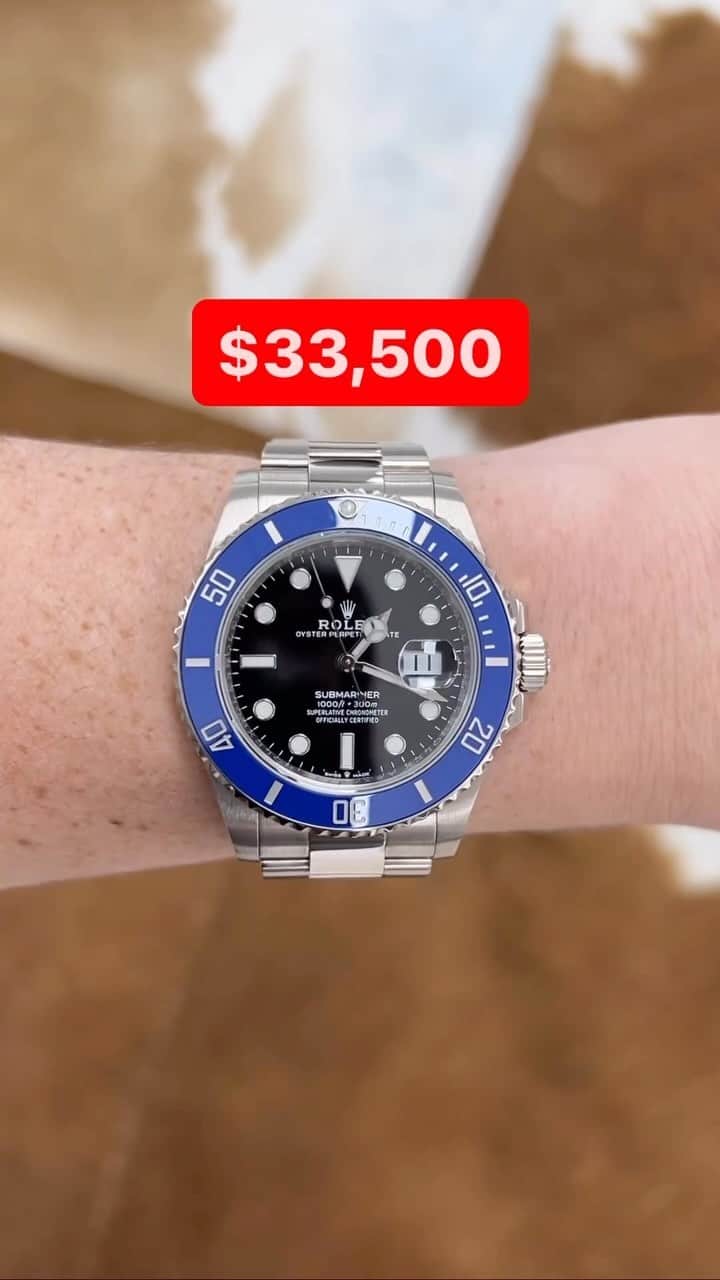 Daily Watchのインスタグラム：「Submariner price levels. Which is your favorite? 🤔 Video by @mrcrmofficial」
