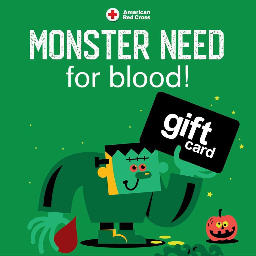 ネーブ・キャンベルのインスタグラム：「Help us overcome a national blood and platelet shortage by making an appointment to donate blood. 🩸 For those who come and give between Oct. 21 and Nov. 9, we’ll say thanks with a $10 e-gift card you can use toward lunch.  Plus, you’ll be automatically entered to win a $5,000 gift card! Tap the link in our bio to schedule an appointment today.  #RedCross #DonateBlood #GiveBlood #DonatePlatelets #BloodDonor #PlateletDonor #DonateBloodSaveLives #GiveBloodSaveLives」