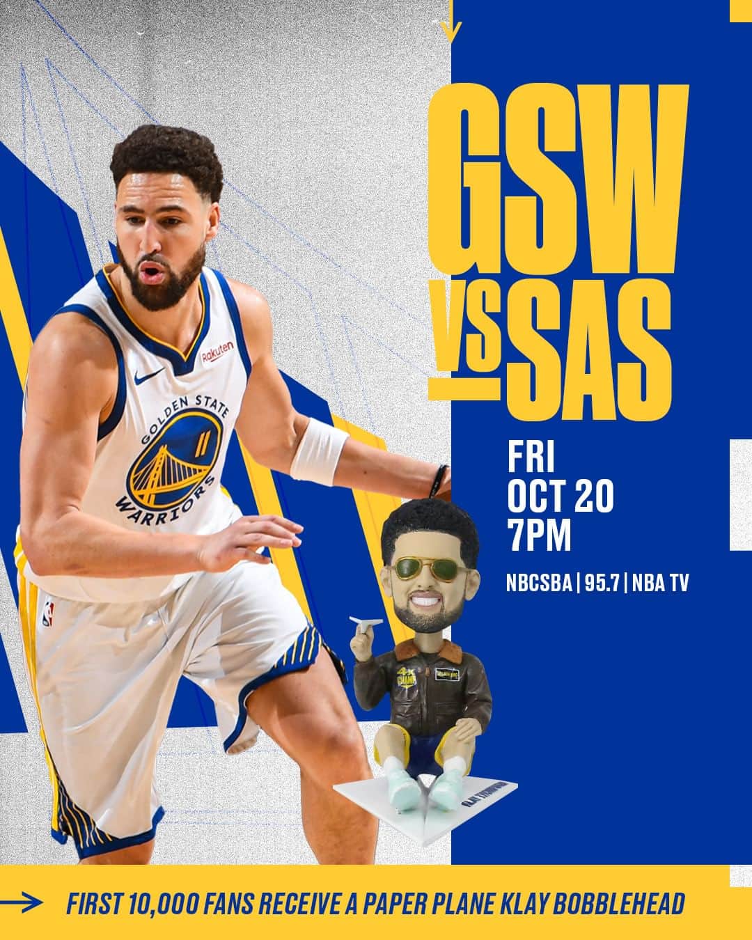 ゴールデンステート・ウォリアーズのインスタグラム：「The preseason ends tonight  #DubNation」