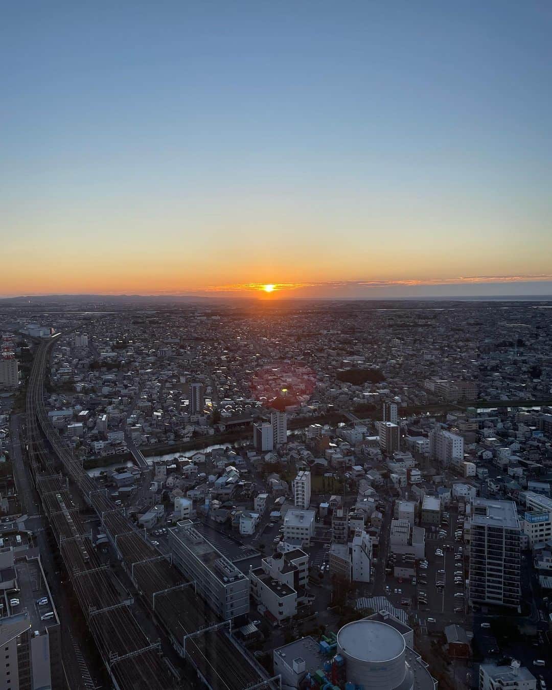 大林素子のインスタグラム：「浜松の朝  さぁ、今日もがんばろ 東京へ」