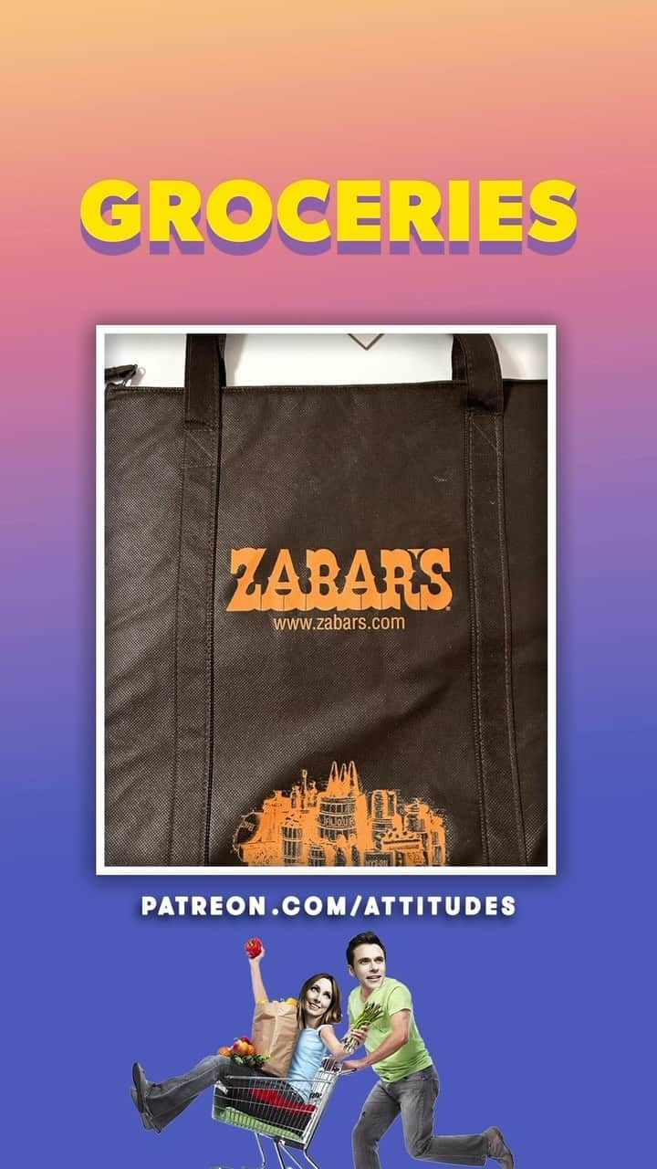 ブライアン・サフィのインスタグラム：「Episodes 1-3 from Groceries Season 3 are out now on the free feed! Get a sample of what’s behind the paywall this week where @bryansafi takes us to @zabars!  #groceries #grocerystore #groceryshopping #zabars #nyc #newyork #grocerystore #attitudespod #bryansafi #eringibson #comedy #comedian #comedians #comedyvideos #comedyvideo #comedyreels #comedypodcast #spotifypodcast #spotifypodcasts #applepodcasts」