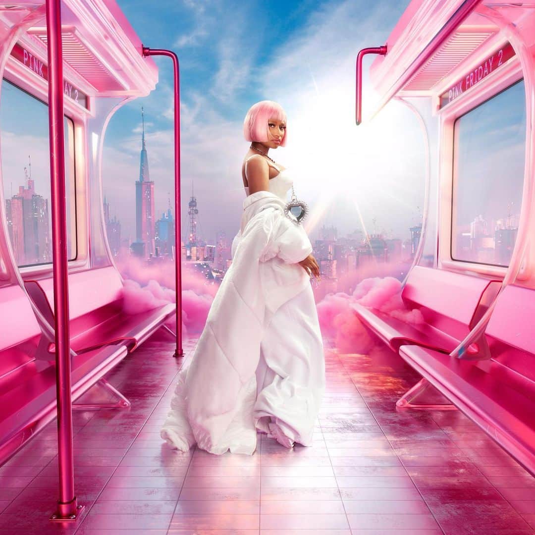 ニッキー・ミナージュのインスタグラム：「🎀🎀🎀🎀🎀  for the first time ever,  Limited Edition AUTOGRAPHED  #PinkFriday2 CDs, available to pre order now on nickiminajofficial.com  🎀♥️🎀♥️🎀♥️📝  FINALLY HERE!!!!!!!  FOR ALL THE BARBZ 🥳」