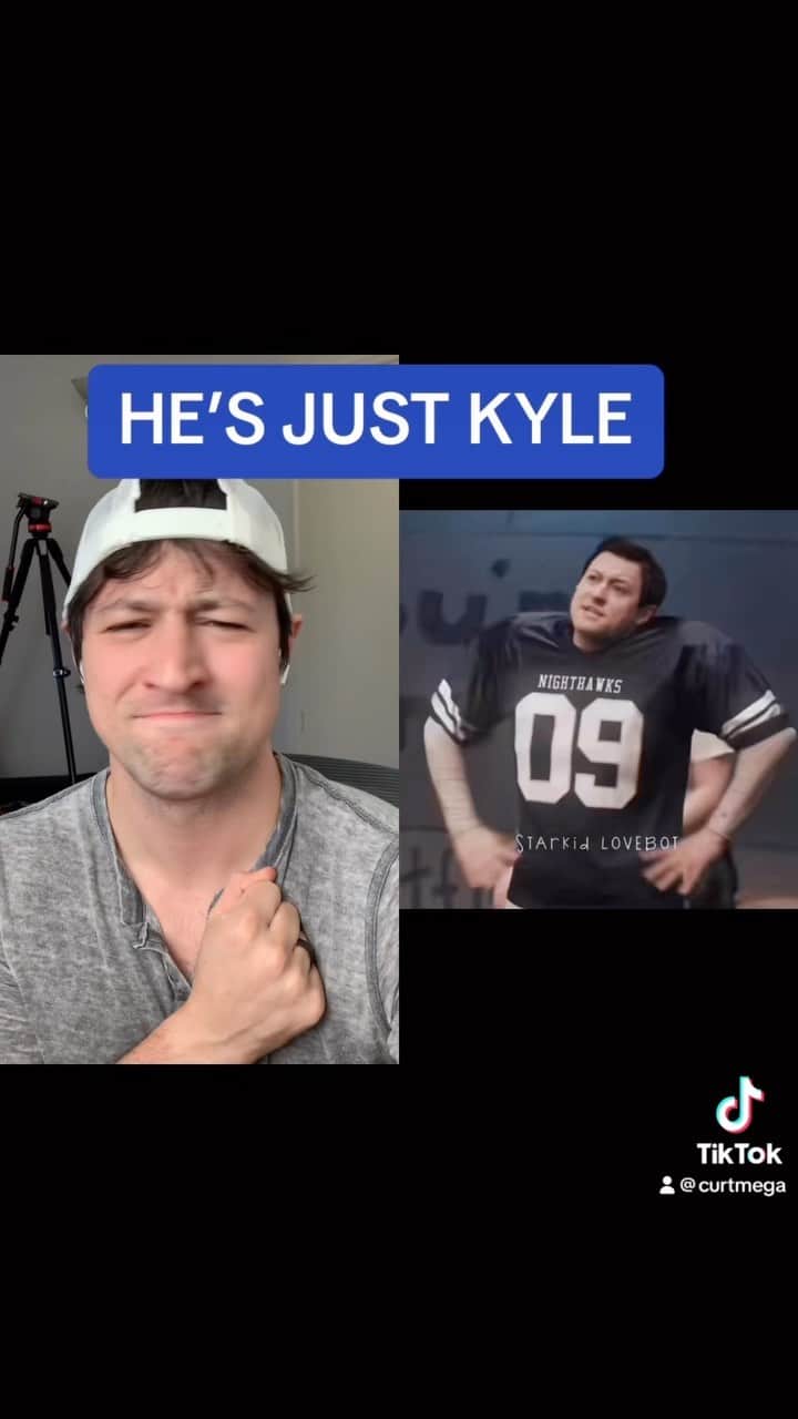 カート・メガのインスタグラム：「He’s just Kyle. #nerdyprudesmustdie #npmd #starkid   Edit by @st6rkidpacks」