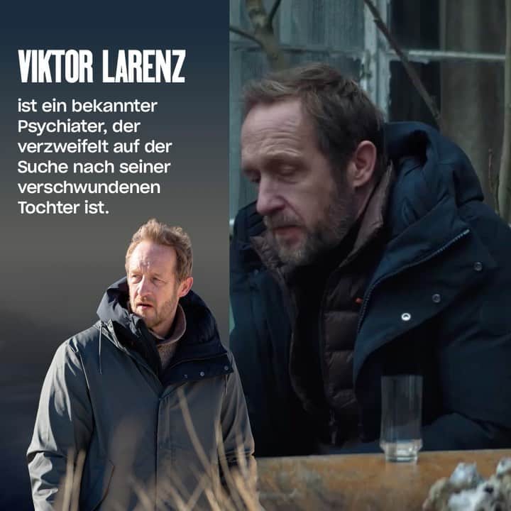 アンドレア・オズヴァルトのインスタグラム：「Das sind sie: Die fünf Schicksale in Die Therapie von @sebastianfitzek - Wird Viktor dem Verschwinden seiner Tochter auf die Spur kommen? Ab 26.10. gibt es #FitzeksDieTherapie bei Prime Video.   📺 #DieTherapie」