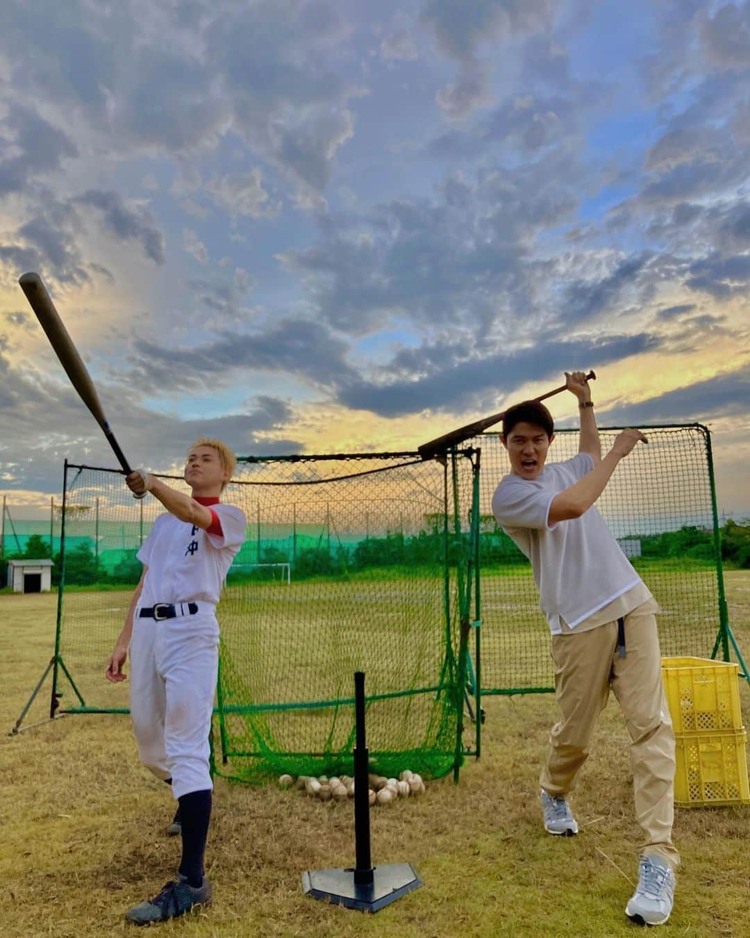 下剋上球児のインスタグラム：「⚾️  1話タイトルシーンのオフショット☀︎ 日沖キャプテンのひたむきな姿が南雲先生の心を動かします…✨  #tbs #日曜劇場 #下剋上球児 #たった1人の野球部員 #高校野球 #10月22日よる9時第2話15分拡大放送💥」
