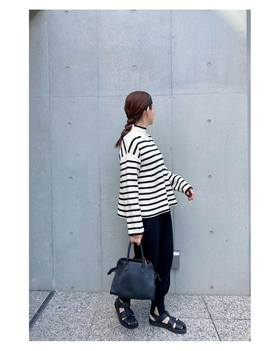 高山直子さんのインスタグラム写真 - (高山直子Instagram)「🦓🖤 土曜日は丸っとサロンワークなので動きやすさ重視🤓 お気に入りコーデです。 アイテムはタグ付けしてます🏷️」10月21日 10時59分 - nao_70koro
