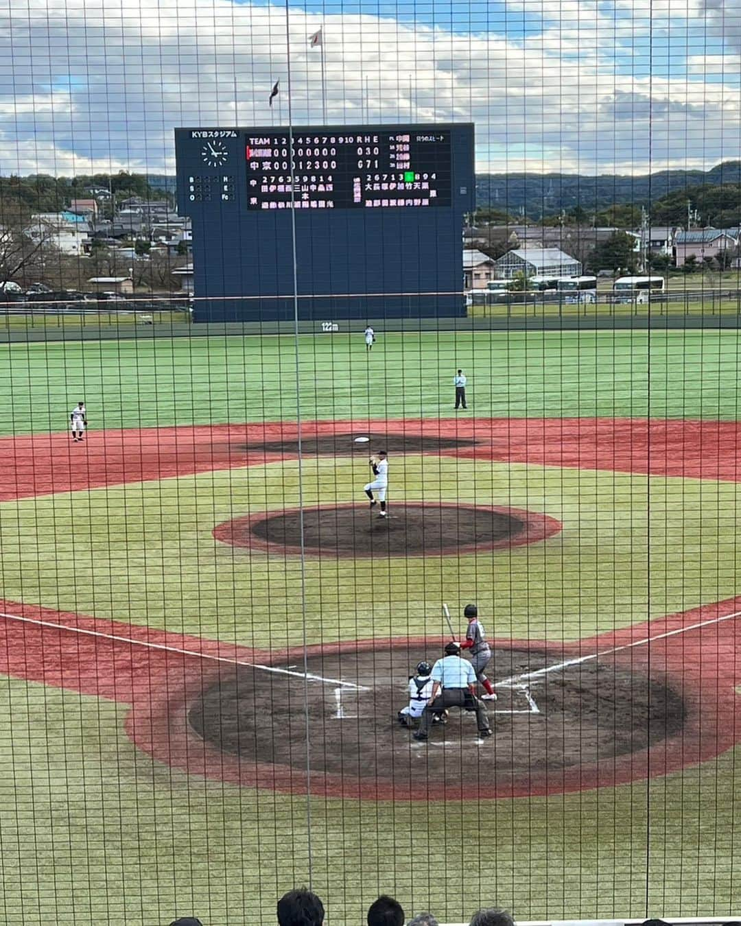 松田宣浩のインスタグラム：「高校野球、東海大会母校の試合見て来ました‼️  #高校野球 #中京高校 #球児 #松田宣浩」