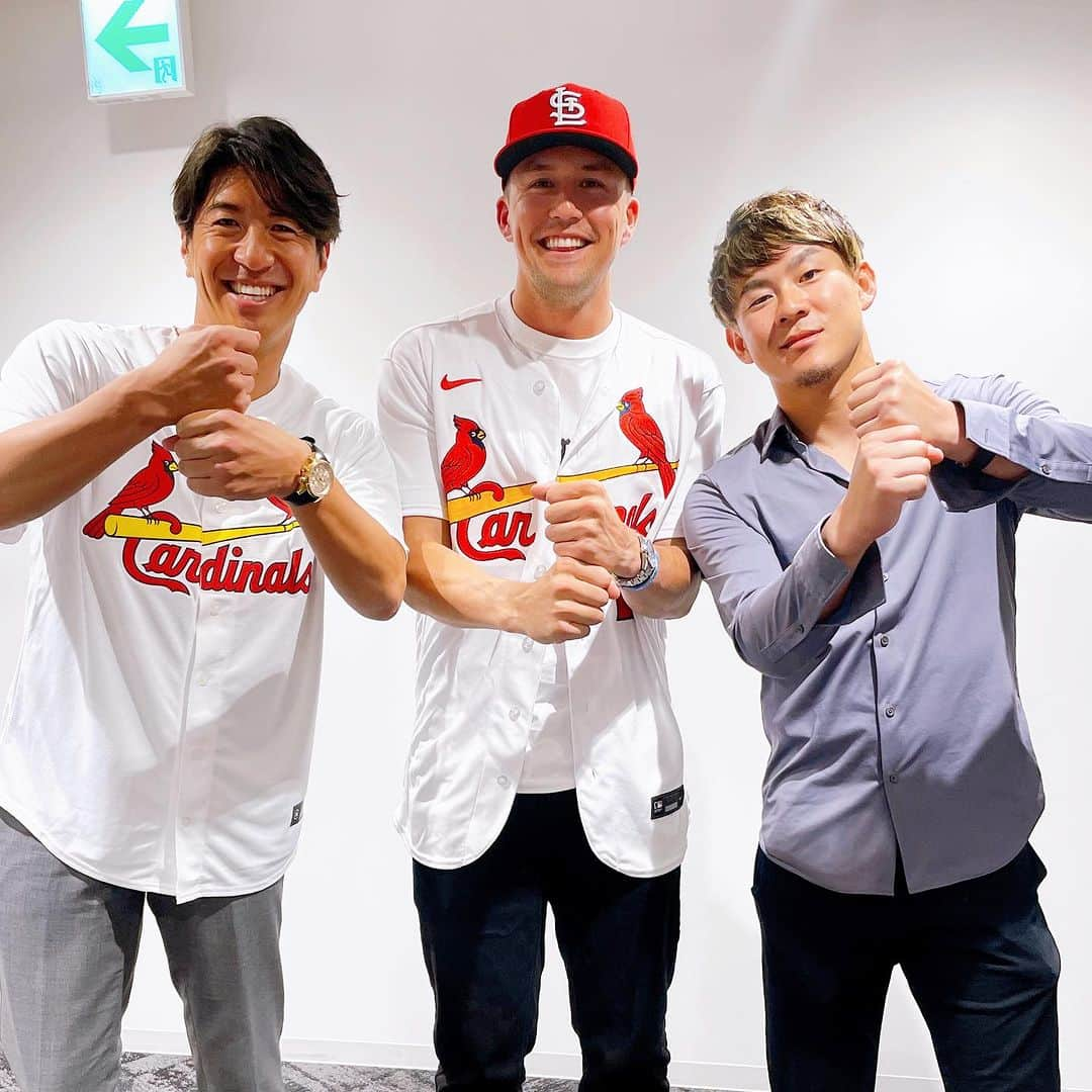 田中大貴さんのインスタグラム写真 - (田中大貴Instagram)「達治さんが日本に来てくれましたよ🎙️ #ラーズヌートバー  #マッキーも来てくれました #ペッパーミル #MLBイベント」10月21日 18時37分 - daiki.tanaka_1980