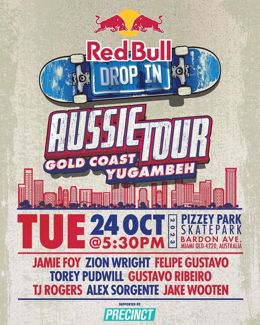 フェリペ・グスタボさんのインスタグラム写真 - (フェリペ・グスタボInstagram)「Come hang with us ‼️  @redbullskate Australia tour 🇦🇺  #redbulldropintour」10月21日 13時28分 - fgustavoo