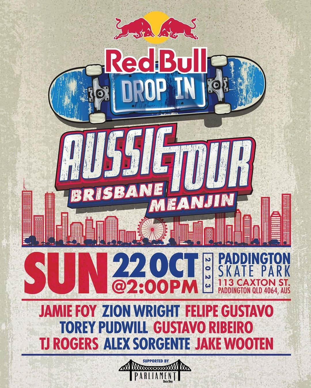 フェリペ・グスタボさんのインスタグラム写真 - (フェリペ・グスタボInstagram)「Come hang with us ‼️  @redbullskate Australia tour 🇦🇺  #redbulldropintour」10月21日 13時28分 - fgustavoo