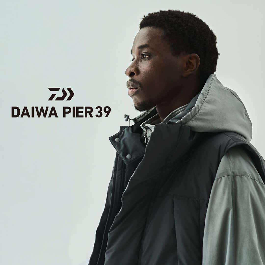 のインスタグラム：「DAIWA PIER39 - 23AW COLLECTION - 10/21(sat.) RELEASE!!  GORE-TEX WINDSTOPPER® EXPEDITION DOWN JACKET ¥91,300 GORE-TEX WINDSTOPPER® FIELD DOWN VEST ¥64,900  @daiwapier39_official  　 #daiwapier39 #23aw #bshop」