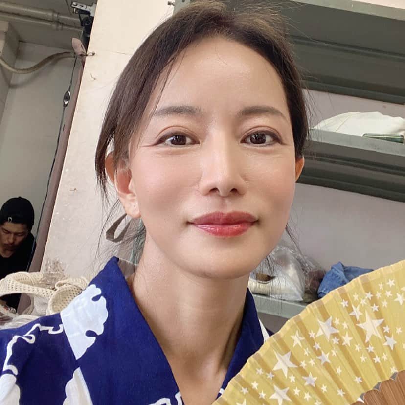 のインスタグラム：「今日から着物を着ての稽古です。 まだまだ暑い...😅  ＃売春島2023」