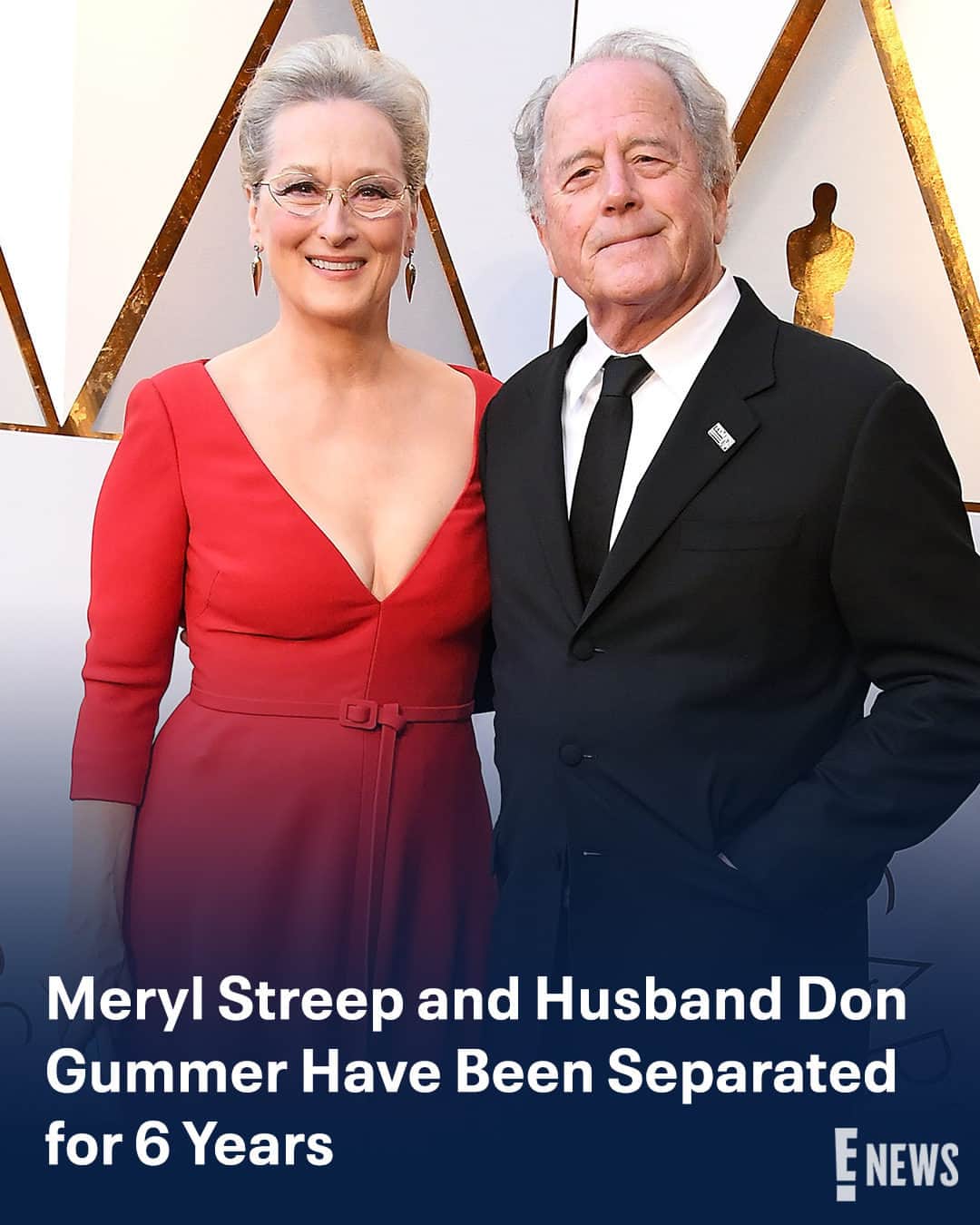 E! Onlineさんのインスタグラム写真 - (E! OnlineInstagram)「It's complicated for Meryl Streep and Don Gummer: the pair have been secretly separated for six years after tying the knot in 1978. 💔 Link in bio for details. (📷: Getty)」10月21日 14時47分 - enews