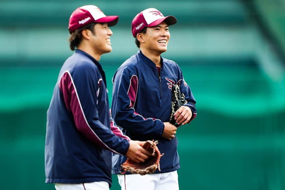 東北楽天ゴールデンイーグルスさんのインスタグラム写真 - (東北楽天ゴールデンイーグルスInstagram)「⚾️  秋晴れのなか今日も秋季練習💪🏼🔥 週末なのでインスタライブ&スタンド無料開放🏟️✨ たくさんのご視聴とご来場ありがとうございました😆 明日もお楽しみに☀️🌈  #RakutenEagles  #村林一輝  #松井裕樹 #太田光 #早川隆久 #小深田大翔  #田中和基 #伊藤裕季也  #弓削隼人 #小郷裕哉」10月21日 14時58分 - rakuten_eagles