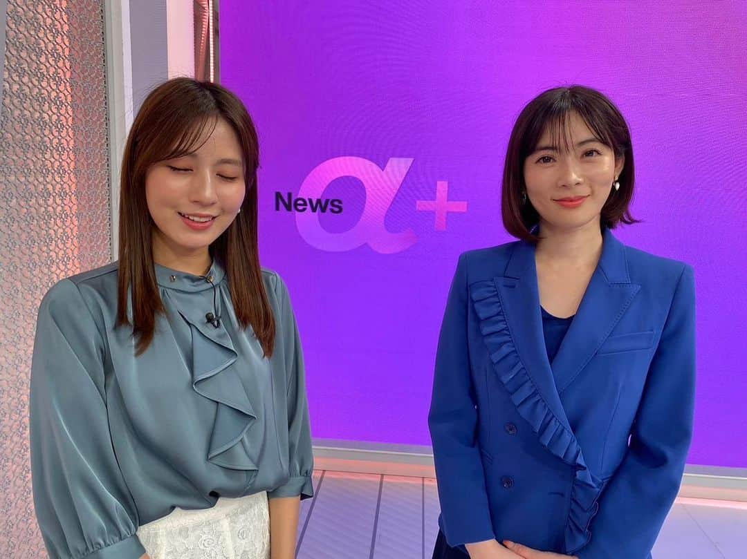 堤礼実さんのインスタグラム写真 - (堤礼実Instagram)「📺 本日15時25分〜「News αプラス」が放送されます✨ 平日のαの特別版として、皆さんのプラスαになる情報をギュッとまとめてお伝えしておりますので、是非ご覧ください☺️ . 後ろのモニターのロゴもαプラス仕様になってます！✨  #Newsαプラス #コメンテーターの馬渕磨理子さんと #2枚目 #NGショットもどうぞ #放送の無い地域の皆さまごめんなさい 🙏🙇‍♀️」10月21日 14時59分 - reimi_tsutsumi1123