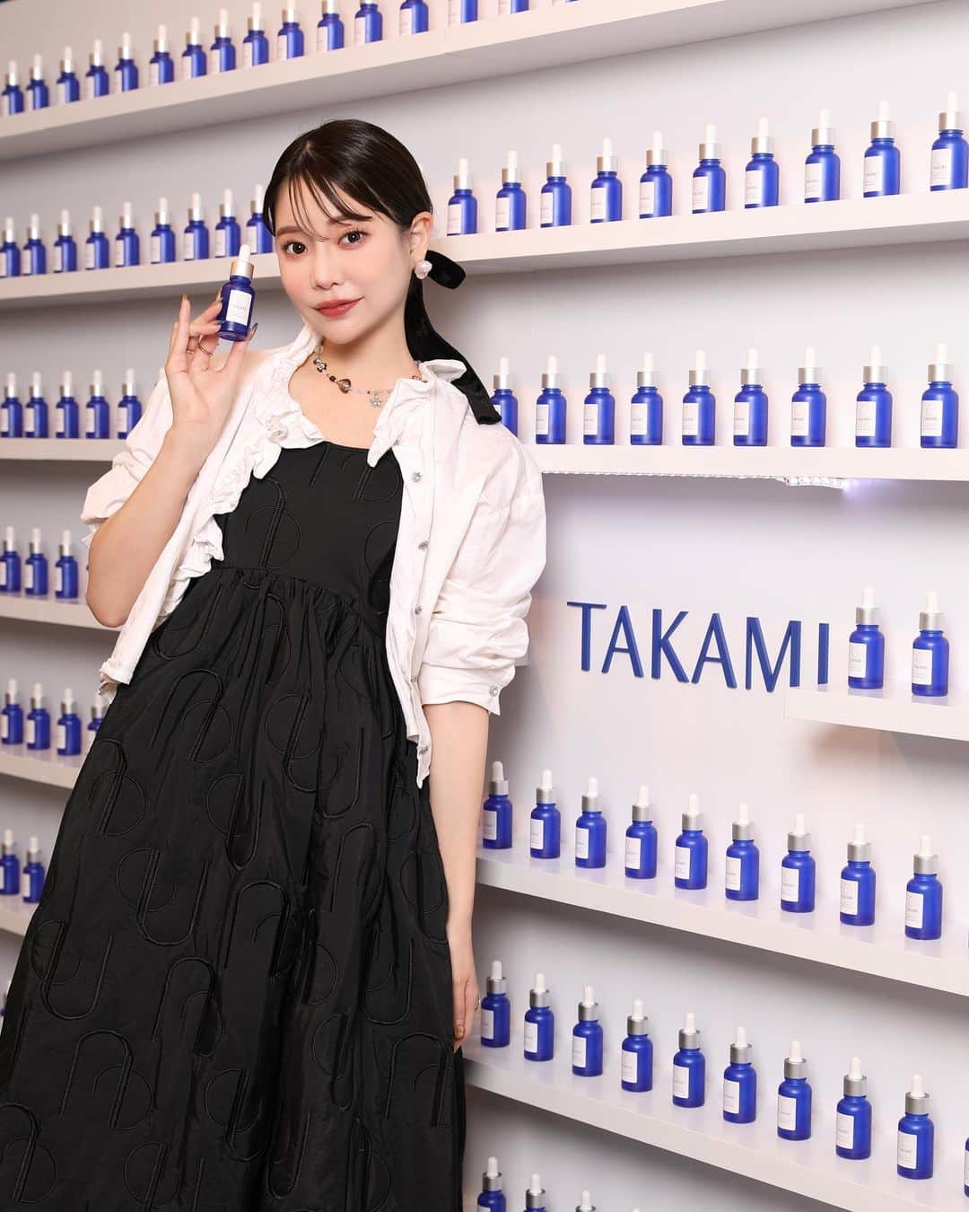林田沙綾のインスタグラム：「ずっと愛用してる @takami.skinpeel の イベントにお邪魔してきました🫶🏻  #takami #タカミスキンピール #美容」