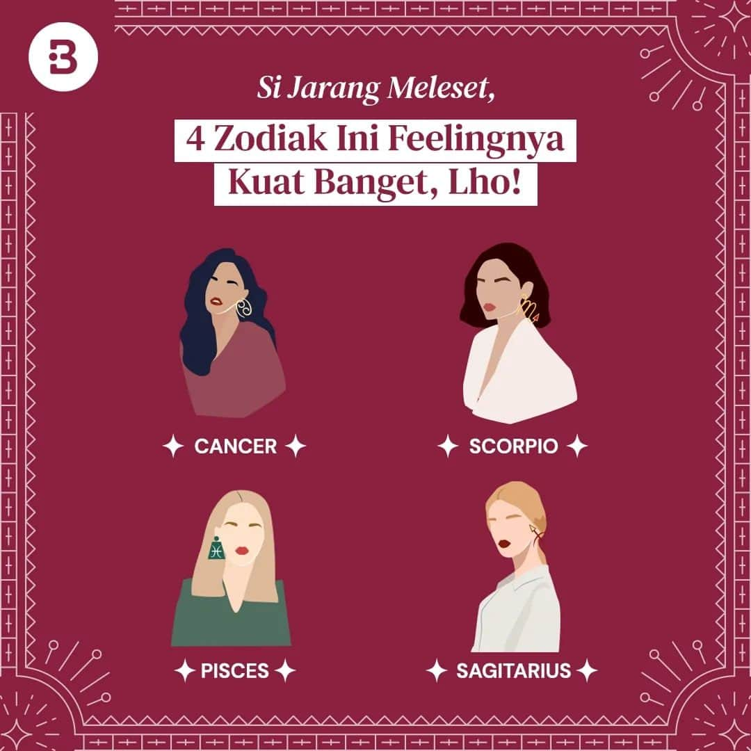 Beauty | Health | Fashionさんのインスタグラム写真 - (Beauty | Health | FashionInstagram)「Kalo udah ngomongin feeling, 4 zodiak ini nih jagoannya!  Kalo kita cuma bisa menduga-duga dengan asumsi yang berkeliaran di kepala, nah kalo 4 zodiak ini udah make feelingnya buat sesuatu, wah, siap-siap aja deh bisa jadi itu bisa jadi benar dan tepat.  Setuju, beauties? —-- Jangan lupa untuk follow @Beautynesia.id  untuk berita menarik seputar wanita dan lainnya!  Follow juga instagram : @beautynesianews 💄 @mommyasia.id 🤰🏼👶🏻 —---- #zodiak #zodiac #katazodiak #ramalanzodiak #feeling #feelingnyakuat #perasa #cancer #scorpio #pisces #sagitarius #beautynesiaid」10月21日 15時57分 - beautynesia.id