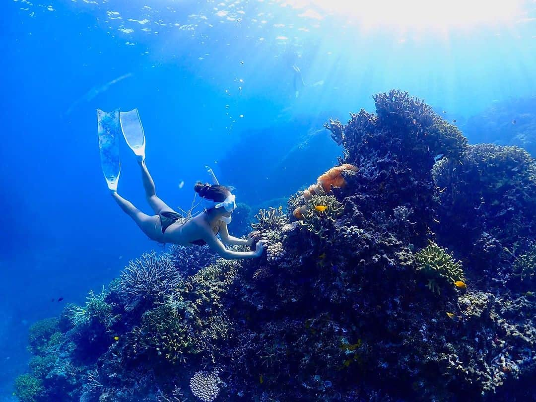 さーちゃんさんのインスタグラム写真 - (さーちゃんInstagram)「💓 @marinserviceao  このツアーめちゃよかった🧜🏼‍♀️💕 ヤビジ以外にもこんなに綺麗な場所があるやなぁ☺️💓」10月21日 16時07分 - sayameshi