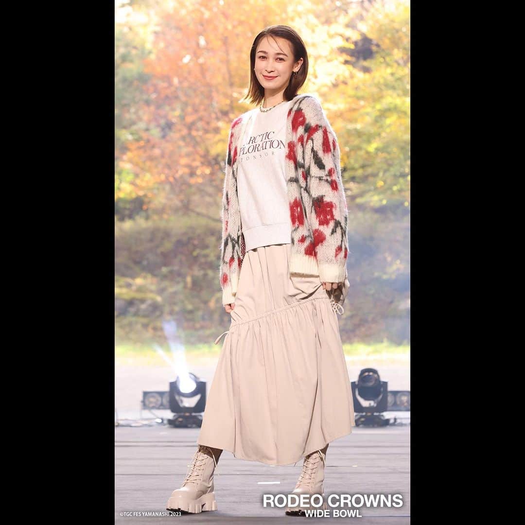 東京ガールズコレクションさんのインスタグラム写真 - (東京ガールズコレクションInstagram)「【TGC フェス 山梨 2023】RODEO CROWNS WIDE BOWLの全ルック公開!!!  TGC公式YouTubeにてステージムービーも公開💕  #RODEOCROWNSWIDEBOWL / @rodeocrowns_official #安斉星来 / @seiraanzai #與田珠夕 @miyuuyoda #那須ほほみ / @nasu_hohomi #TYRA / @tyra_0803 #阿部なつき / @i.am_natsuki_ #藤井サチ / @sachi_fujii_official #Yuma  #なっちょ #中町兄妹 / @ayanakamachi @demichenakamachi  ***************** 『TGC FES  YAMANASHI 2023』  📆日時 2023年10月21日（土） 10:30~17:00（予定） MAIN AREA ／開場13:00 開演14:00 終演17:00 GREEN AREA／開場10:30 閉場17:00  📍会場 MAIN AREA／河口湖ステラシアター GREEN AREA／河口湖総合公園 ⁡ #TGCフェス山梨 #TGC #東京ガールズコレクション #fashion #event #ootd #coordinate #model #Japan #イベント」10月21日 16時27分 - tgc_staff