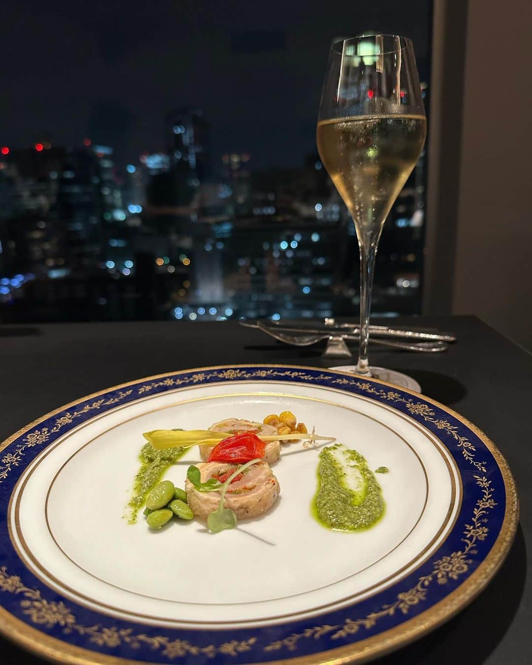 村上麻衣さんのインスタグラム写真 - (村上麻衣Instagram)「大阪のお宿は、 🏨ザ•プレデンシャルタワーズ ⁡ 中之島の駅直結なんですけど、 ここのラウンジでのお食事が美味しすぎました😭✨ ⁡ お仕事おわったあと、 ホテルの自由に使える専用ラウンジでイブニングのお料理を 大阪の夜景と共に楽しみました♡ ⁡ チキンのロール　レモンペッパー風味　バジルソース 生ハムとチーズのサラダ仕立て 海の幸のブイヤベース風 牛フィレ肉のポワレ　キノコソース すごい、本格的！😭 ⁡ フリードリンクなのでシャンパンやワインで乾杯🥂⸝⸝⸝✧✧ ⁡ （からの道頓堀でグリコポーズでした笑） ⁡ 朝食はバイキング形式でしたので、 いつもの「全部食べたい」⇦でた ⁡ ここはとにかく、和食が美味しかった！ ⁡ 豊かな甘みとコク、食感が魅力の新潟産プレミアム米「新之助」🌾 こぼれるほどのイクラや、 明太子で白米を食べ始めると止まりませんでした🐷  6枚目⇦わたし1人の朝食です‥😌 ⁡ あまりに食べすぎてお腹がはち切れそうになり そのあと着る予定の服が入らず‥ でも後悔していませんっ🥹⇦ ⁡ お仕事のためアフタヌーンティーは間に合わずで残念すぎました。 プールもあるみたいなので もしもまたの機会があれば、 1日しっかりと楽しんでみたいです🥰 ⁡ #大阪#大阪ホテル#osaka #ホテルラウンジ  #ホテル」10月21日 16時37分 - maimaisue