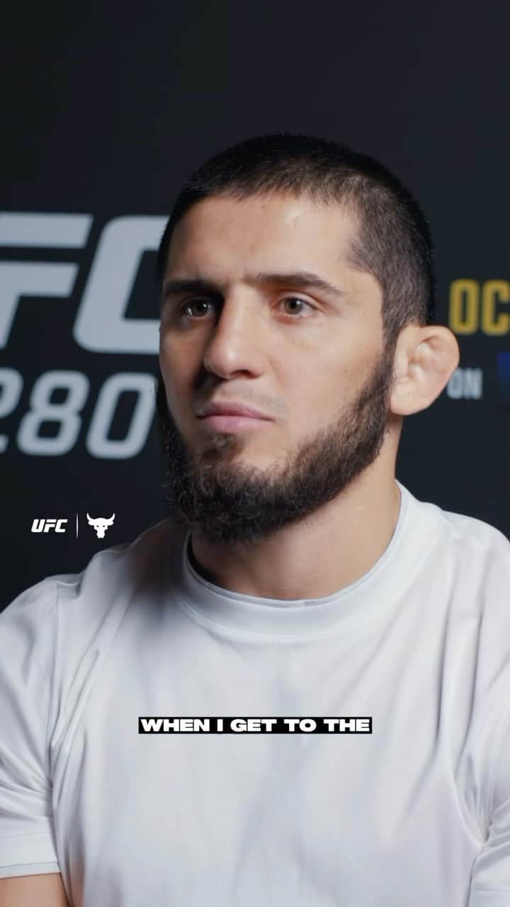 ドウェイン・ジョンソンのインスタグラム：「Great insight into @islam_makhachev’s mindset on fight night.   All the hard work to prepare is done and the moment is here to walk to that cage, move the crowd and lay it all on the line.   Appreciate you brother @islam_makhachev sitting down with our @sevenbucksprod and good luck tonight in your championship fight.   #UFC294 #InAbuDhabi」