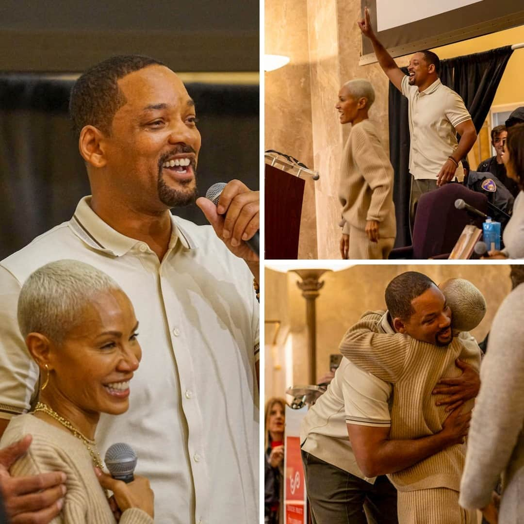 Despierta Americaさんのインスタグラム写真 - (Despierta AmericaInstagram)「#WillSmith sorprende a #JadaPinkettSmith con unas palabras de apoyo durante la promoción de su libro 'Worthy'. 😮👏🏻✨   📸: Grosby Group」10月22日 3時00分 - despiertamerica