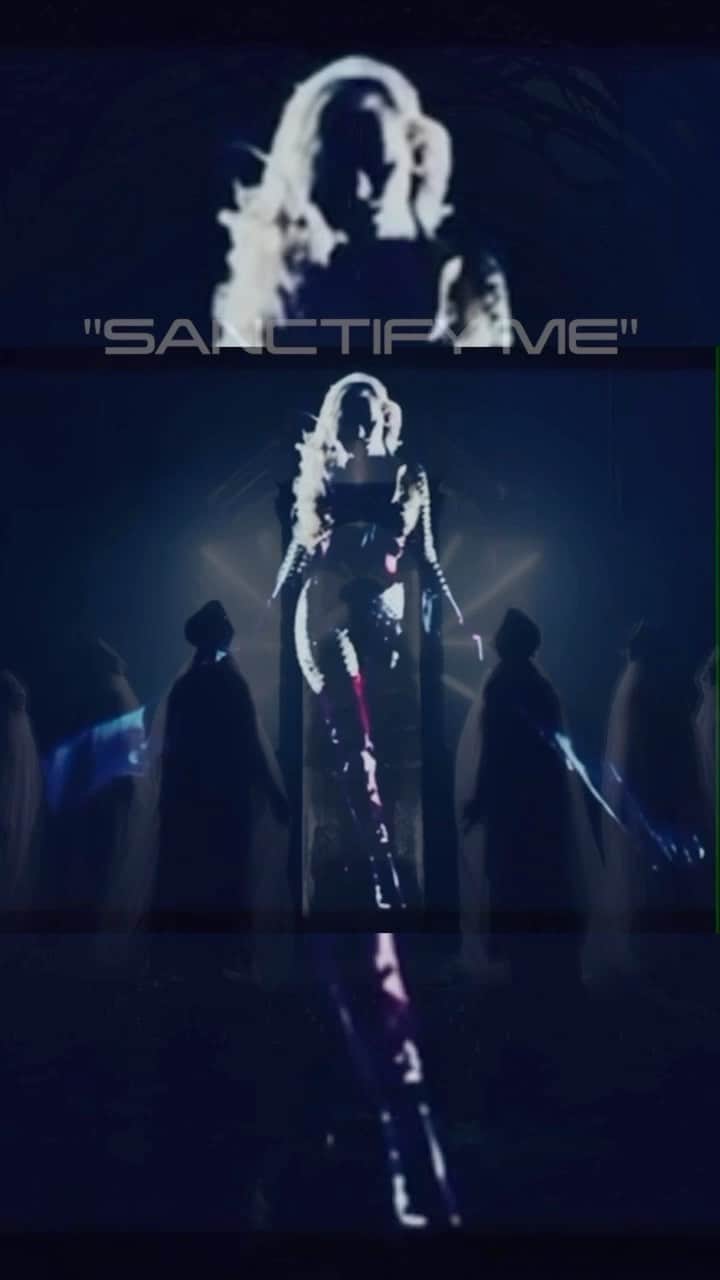 マリア・ブリンクのインスタグラム：「➕”SANCTIFY ME “ will be available to download into your consciousness October 27th . ➕GODMODE ➕  Album available everywhere 10-27➕」