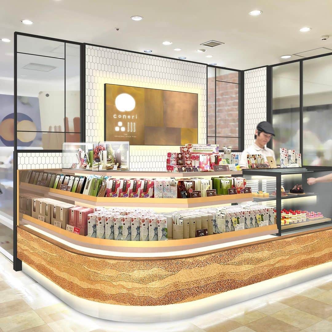 coneri 品川のインスタグラム：「東京土産に、coneri スティックパイはいかがですか🗼？  coneri品川店では、ギフトとしての配りやすさや、 新幹線でサクッと手軽に食べられるように チョコレートパイをメインにご用意しております。  ""パイを通じて笑顔の輪を広げたい！” という想いを、人が交わる品川の地に託し 「coneri 品川」が2019年にデビューしました。  人と人の行き来をつなぐ品川駅。 そして人と人との交流には欠かせない手土産。  東京にいらした際は、ぜひお立ち寄りください✨ coneri品川店でお待ちしております☺️  ＝＝＝＝＝＝＝＝＝＝＝＝＝＝＝＝＝＝＝＝＝ coneri品川店 〒108-0075 東京都港区高輪3-26-27 JR品川駅構内 エキュート品川  ＠coneri＿official」