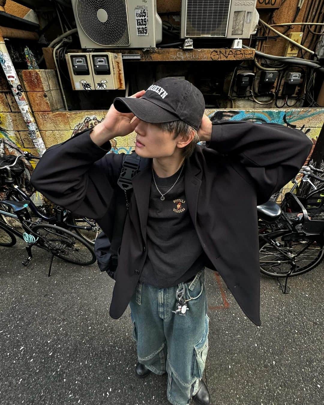 のインスタグラム：「涼しくなってきたね #ootd #fashion #fyp」