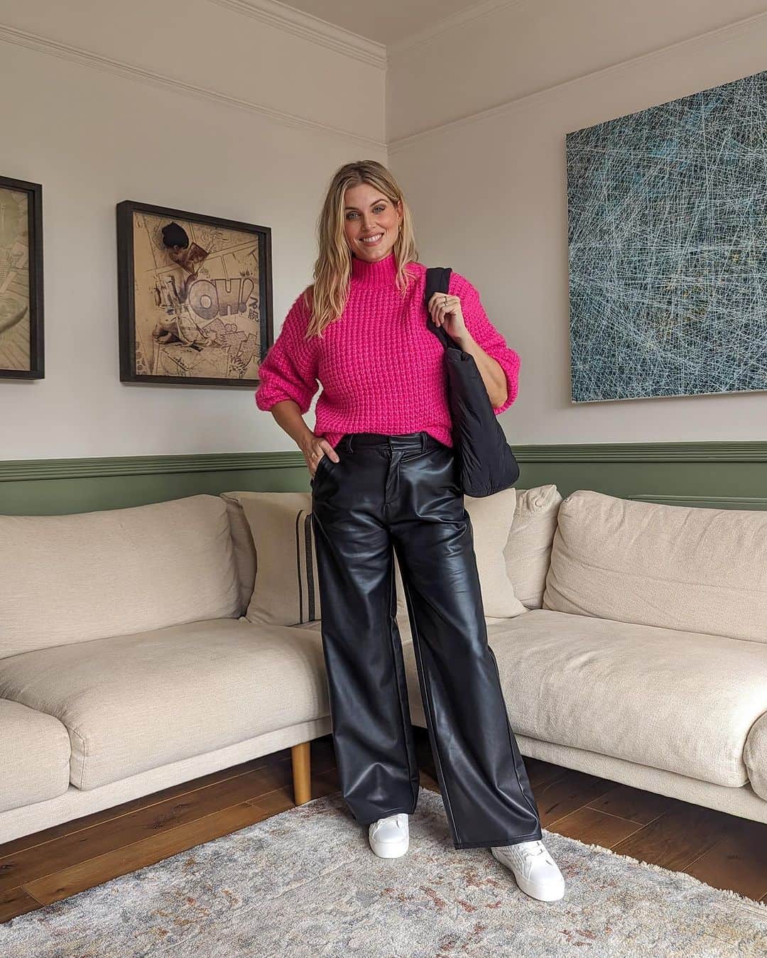 Ashley Jamesさんのインスタグラム写真 - (Ashley JamesInstagram)「ad This is your seasonal reminder to buy clothes that fit your body as it is right now. I promise you that it will improve your body image and make you feel more confident. There's nothing worse than trying to fit into clothes that don't fit - especially if you're Postnatal!  I thought I'd share how I would style some of my favourite hero items from @tuclothing Autumn winter collection - obviously super on trend but most importantly, they're timeless and versatile. 🍂❄️  Because you don't actually need a lot of clothes to make amazing outfits! And buying good quality clothing that lasts doesn't have to be expensive.  I am SO impressed with @tuclothing Autumn / Winter collection. There are so many incredible pieces that are timeless - from stripey monochrome jumpers, to good jeans, to these leather look trousers, to awesome boots! I was tempted to buy so much, especially as I enter a new season and a reminder that my old clothes don't fit my Postnatal body!  But I've been really inspired by the idea of a capsule wardrobe. Because I also find it overwhelming trying to think of things to wear. Therefore, I decided to pick some hero pieces that you can style up easily with SO many different pieces - most that you'll hopefully have in your wardrobe.  I've shared some of my hero pieces on my stories which will hopefully give you some inspiration.   But most importantly, please be kind to yourself as we enter the cold months and remember that your body isn't meant to fit clothes, clothes are meant to fit your body. Wear clothes that fit you now. You'll feel so much better.   I'm going to link my recommendations on my stories now, but I fully recommend going to tu.co.uk and checking out their new autumn winter collection because it's amazing - affordable AND good quality. AND from today Tu has a promotion running where you can get 25% off almost everything online, as well as in store from tomorrow whilst stocks last. T&Cs apply. The offer will only be running until the 28th October, so don’t miss out! Very proud to be their ambassador. 🙏 🫶   #tuclothing #ashleyjamesxtuclothing」10月21日 18時56分 - ashleylouisejames