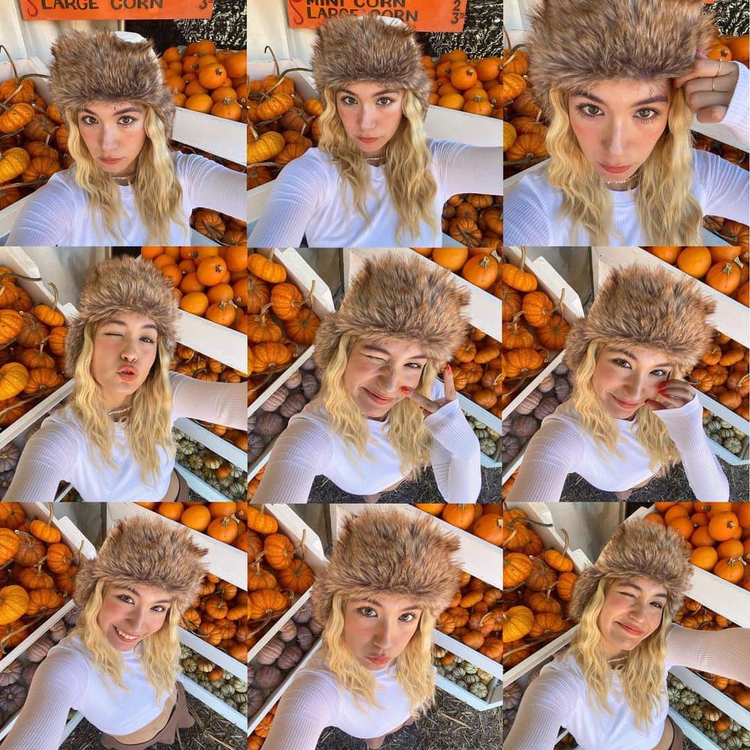 AMIのインスタグラム：「California's pumpkin girl🧡👻🎃🕷️」