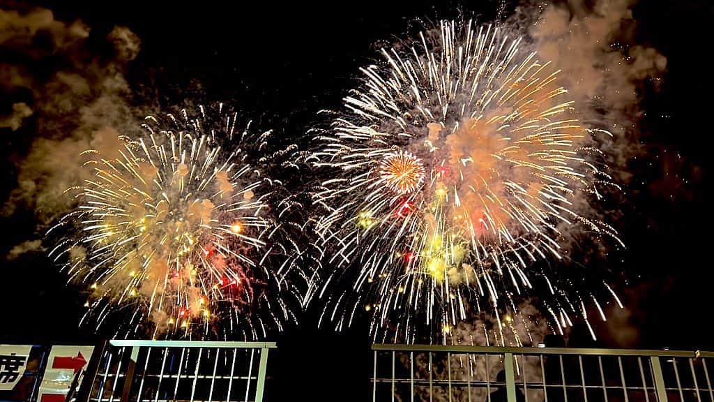 泉澤祐希のインスタグラム：「浦安花火大会🎆 綺麗だったねー！」