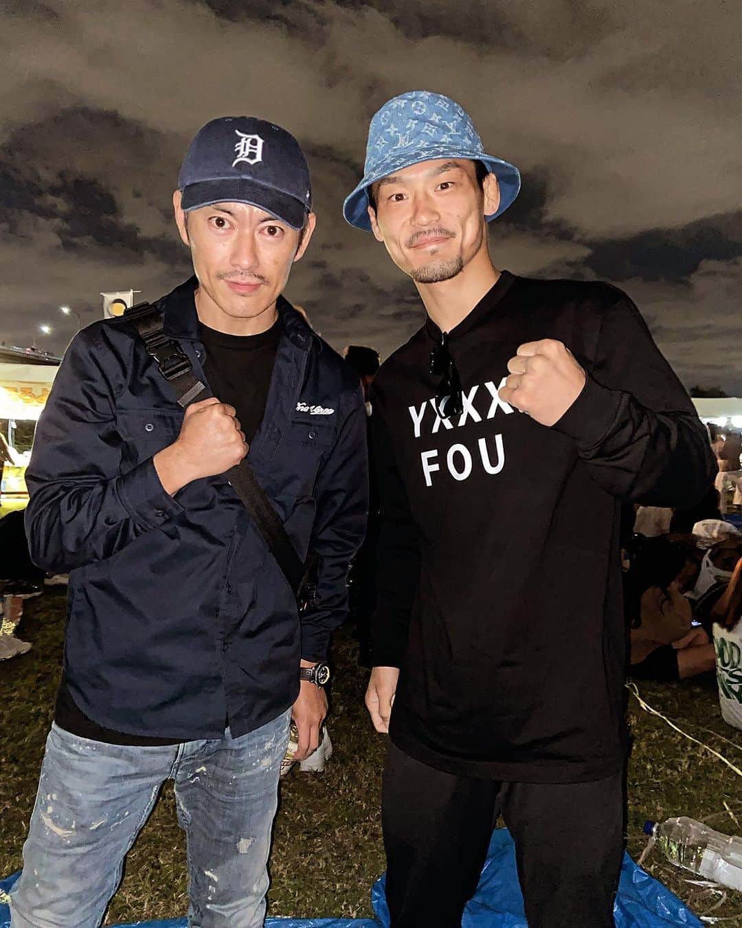 般若のインスタグラム：「熱い男に会った！」