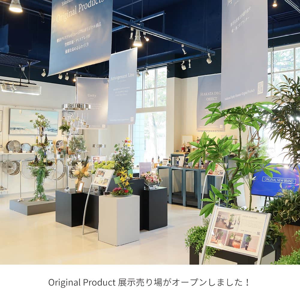 横浜ディスプレイミュージアムさんのインスタグラム写真 - (横浜ディスプレイミュージアムInstagram)「横浜ディスプレイミュージアム1Fに新しい売り場ができました！  Original Productの天井バナーが目印。 ポピーオリジナルの装飾用アイテムがご覧になれます。  またこちらの商品は公式サイト内にも特設のページがあるので売り場を見て気になったアイテムはオンラインで事例とともに確認することもできます。  店内の一番奥にあるため辿り着きにくい場所ではありますが💦 ぜひお越しください！  ディスプレイスタイリング専門アカウント @ydm_deco.styling  : フェイクグリーンスタイリング専門アカウント @ydm_fakegreen.styling  : アーティフィシャルフラワー専門アカウント @ydmarrangementline  : 横浜ディスプレイミュージアム公式 ディスプレイ専門アカデミー @jdca_school   プチプチハッピープラス 株式会社ポピーが運営♪ 全国の100円ショップで展開中♪ @puchihapi   please follow me🌸 팟로우 해 주세요🌼 ​请关注一下🌸 :  #横浜ディスプレイミュージアム#diy#フェイクグリーンドライフラワー#造花#アーティフィシャルフラワー#ポリライン#hakatadecoobject#博多デコオブジェクト #アレンジメントライン#yokohama#flowerarrangement #interiordesign #artficialflower」10月21日 19時57分 - yokohamadisplaymuseum
