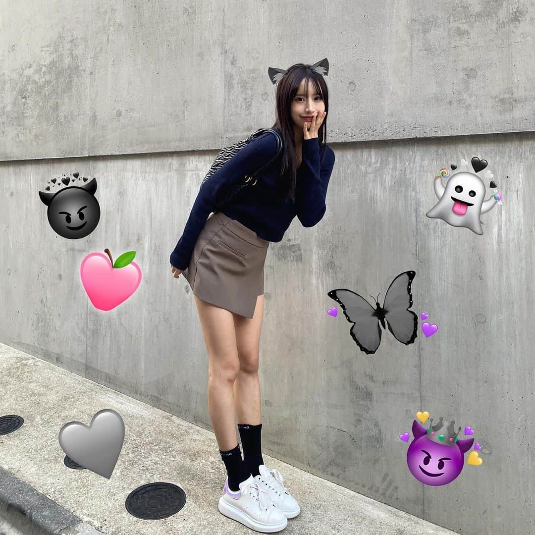 藤川らるむのインスタグラム：「キャットストリートあるくの気持ちいい🐱 むかしここら辺の古着巡るの大好きだった🫶」