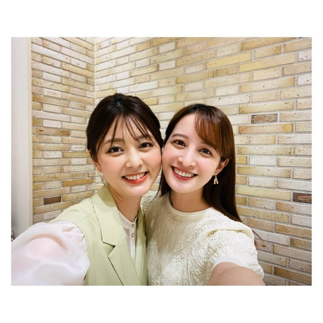 後呂有紗さんのインスタグラム写真 - (後呂有紗Instagram)「* 同期💓  頼れる同期なんです♪ 今は2人とも日曜出社♫  #佐藤梨那　#同期 #2017」10月21日 20時17分 - ushiro_arisa