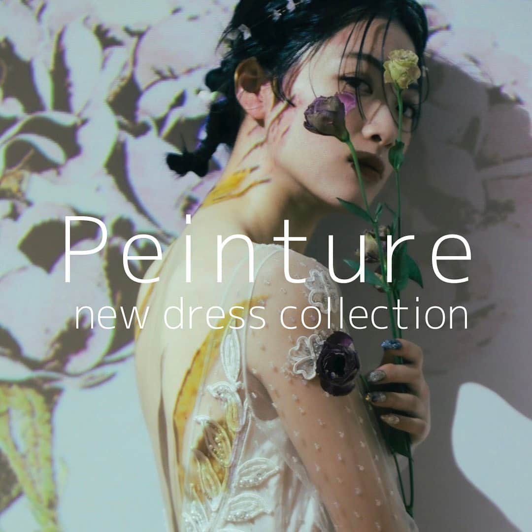 aedamのインスタグラム：「. new  dress collection 『Peinture』  ストーンやパールが添えられた ボタニカル調の立体的なお花や葉っぱの刺繍は とても珍しいデザイン。 . ドレス全体に散りばめられた まるでドット模様のようなスパンコールが 歩くたびに美しく煌めきます。  【お問合せ】 TEL 0532-32-1006 公式LINE@aedamで検索🔎LINE追加後フルネームを送信いただき登録が完了いたします。  #aedam #アエダム #豊橋結婚式場 #ウェディングドレス #wedding #結婚式 #フォトウェディング #ウェディングフォト」