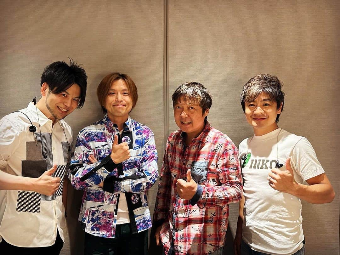 ただすけのインスタグラム：「今日のライブのメンバー #山口和也 #山川浩正 #齋藤たかし #ただすけ 楽しかった〜☺️ 次回が早く来ないかな〜‼️ #田村芽実 #ひとり芝居コンサート」