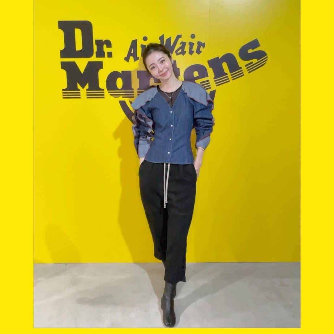 fuka3さんのインスタグラム写真 - (fuka3Instagram)「🖤💛 @drmartens_japan . . . DR. MARTENS MADE STRONG TOKYO Thanks @modigliane  . #drmartens #drmartensstyle #drmartensmadestrong #ドクターマーチン」10月21日 21時21分 - fuka3