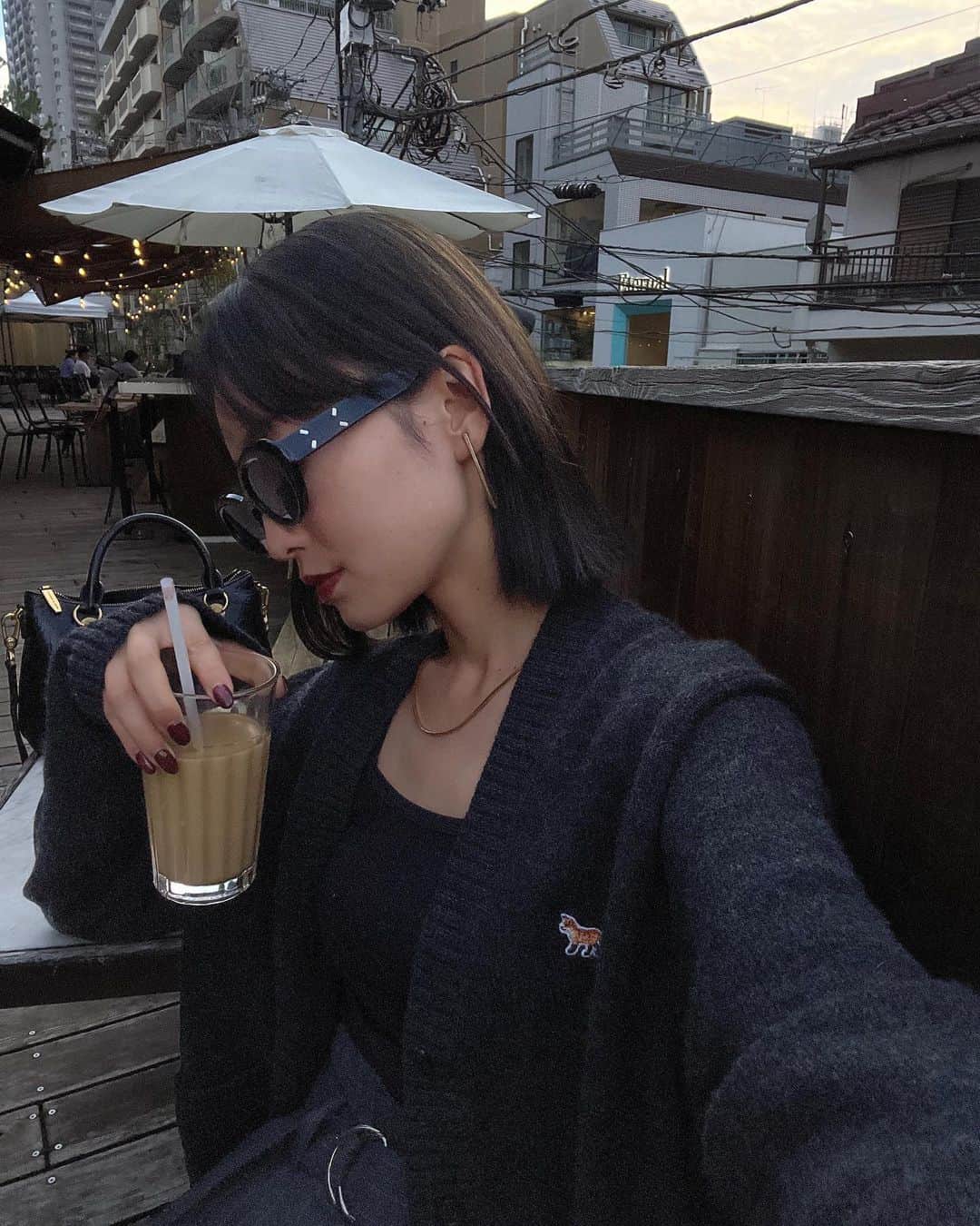 吉田南歩さんのインスタグラム写真 - (吉田南歩Instagram)「とある日🍂  代官山カフェ2件ハシゴ🐈‍⬛ 新しくできた施設みたいなところ、 カフェ3件くらい入ってて さいっこーっ😇🤍」10月21日 21時22分 - nanaho_yoshida