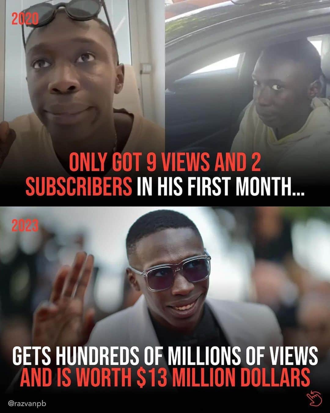 The Luxury Lifestyle Magazineのインスタグラム：「@razvanpb is the MAN when it comes to Automated YouTube channels. You should go check him out, he built his YouTube channels to $30k/m in just under 2 years🔥  @razvanpb @razvanpb @razvanpb」