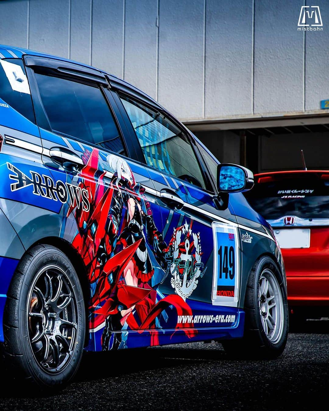 mistbahnさんのインスタグラム写真 - (mistbahnInstagram)「_ ARROWS Honda GK5 FIT (JAZZ) AZURLANE ver. _ 🚗: @arrows_car_trade  📷: @mistbahn _ Shot on Oct-15 2023 🏁 "Circuit Festa ( @circuit_festa_west_japan )" "HONDA ONE MAKE RACE". Central Circuit (Hyogo Japan) _ JP) 2023年10月15日、セントラルサーキットで開催された「サーキットフェスタ ( @circuit_festa_west_japan )」内の「ホンダ・ワンメイク・レース」で撮影。 _ #circuitfesta #circuitfesta2023 #サーキットフェスタ #サーキットフェスタ2023 #hondaonemakerace #ホンダワンメイク #ホンダワンメイクレース #centralcircuit #セントラルサーキット #arrows #arrowscartrade #アローズ #アズールレーン #azurlane #fit #hondafit #ホンダフィット #フィット #jazz #hondajazz #gk5 #gkfit #hondafitrs #fitrs #l15b  #痛車 #itasha #timeattack #timeattackjapan #hondasontrack」10月21日 22時05分 - mistbahn