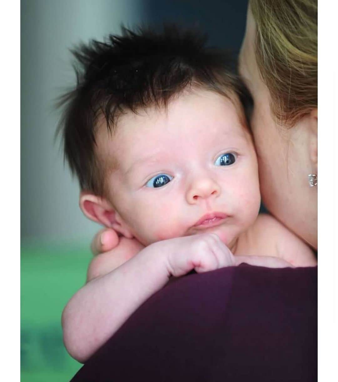 メリッサ・ジョーン・ハートのインスタグラム：「This popped up in my flashbacks! 11 years ago we took our baby pics with our little Tucker and his magnificent Mohawk! #foreverflashback」