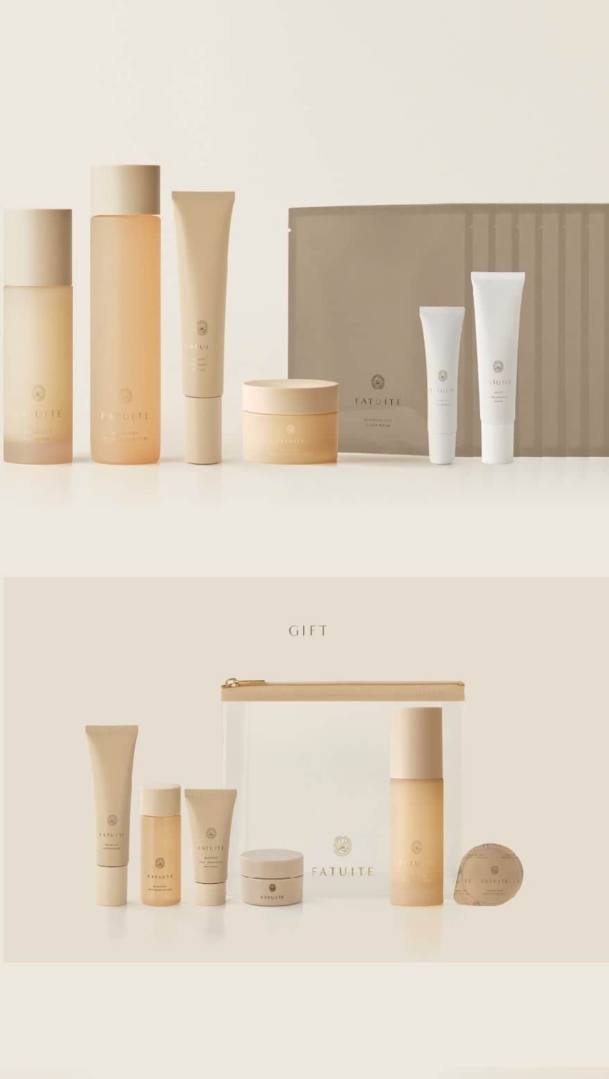 藤井明子のインスタグラム：「@fatuite_cosmetics   ①ホリデーセット今年もあります！ 【公式サイト】 11月11日21時から予約販売開始 11月22日頃発送予定 【店舗】 11月12日店舗オープン時から予約受付 11月22日よりお渡し 【伊勢丹ポップアップ】 11月22日オープン時より販売開始  セット内容は公式サイトを見てね♡  ②今年最後の祭り 新宿伊勢丹ポップアップ！！ 11月22日〜11月28日まで  ③ハンドセラム！！ ブライテスト　セラムフォーハンド 数量限定発売  松セットのオマケにも入ってる＆単品で販売もされます( ´ ▽ ` ) 税抜¥3400」