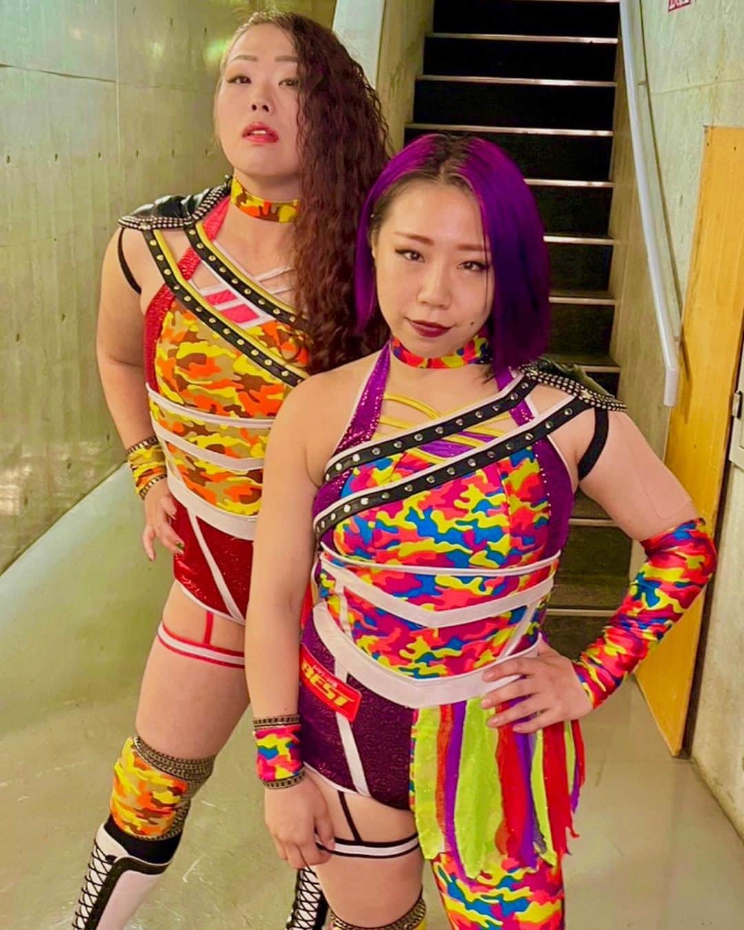 DASH・チサコのインスタグラム：「令和アルテマパワーズ💪♥️  友達だって、付き合う人だってタッグだって誰でもいいって訳じゃない。  #仙女 #sendaigirlspro #女子プロレス #プロレス #SENJO  #dashchisako  #令和アルテマパワーズ」