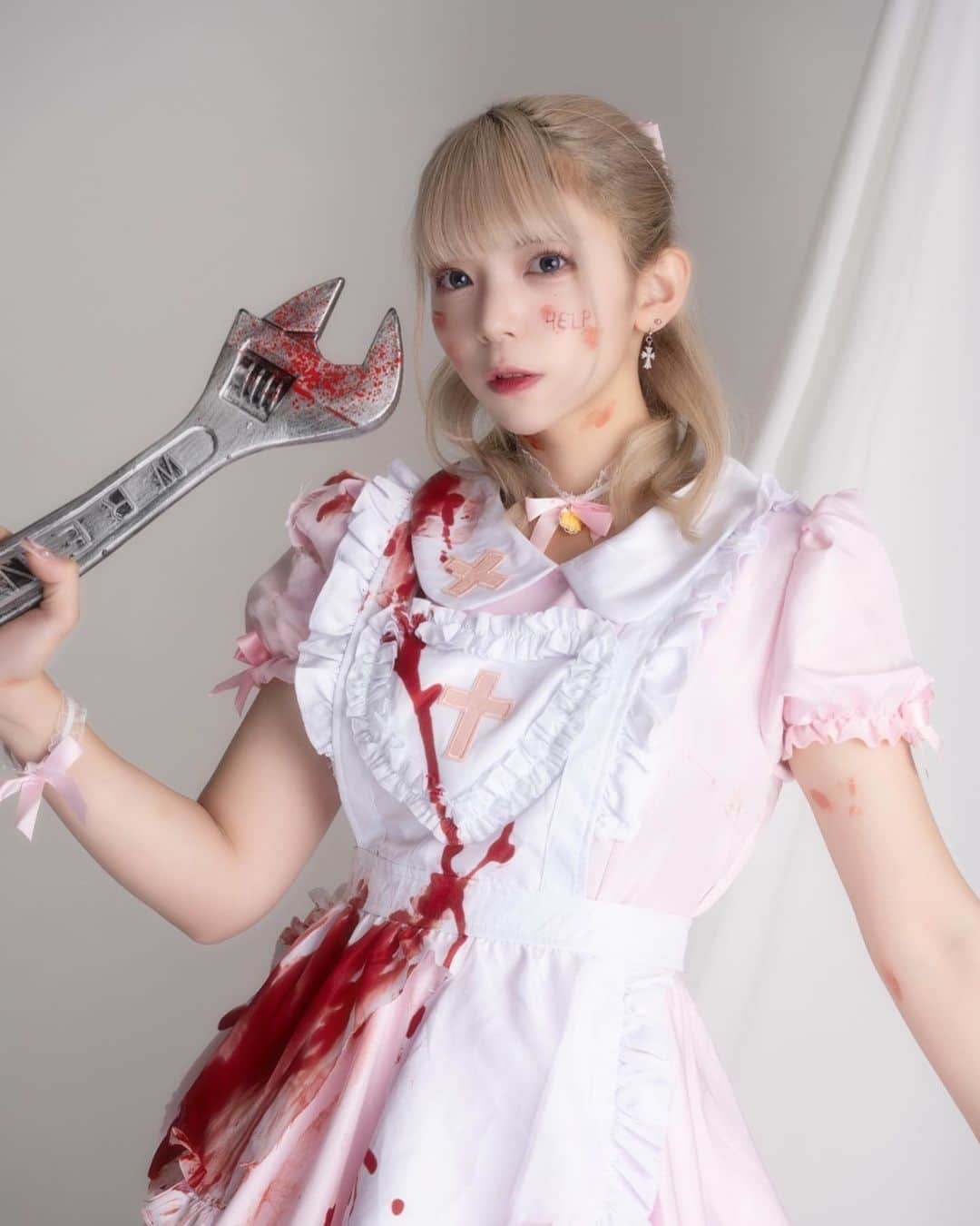 星れいらのインスタグラム：「【恋煩い】ですね  #リリバリ#ハロウィン#コスプレ #アイドル#idol」