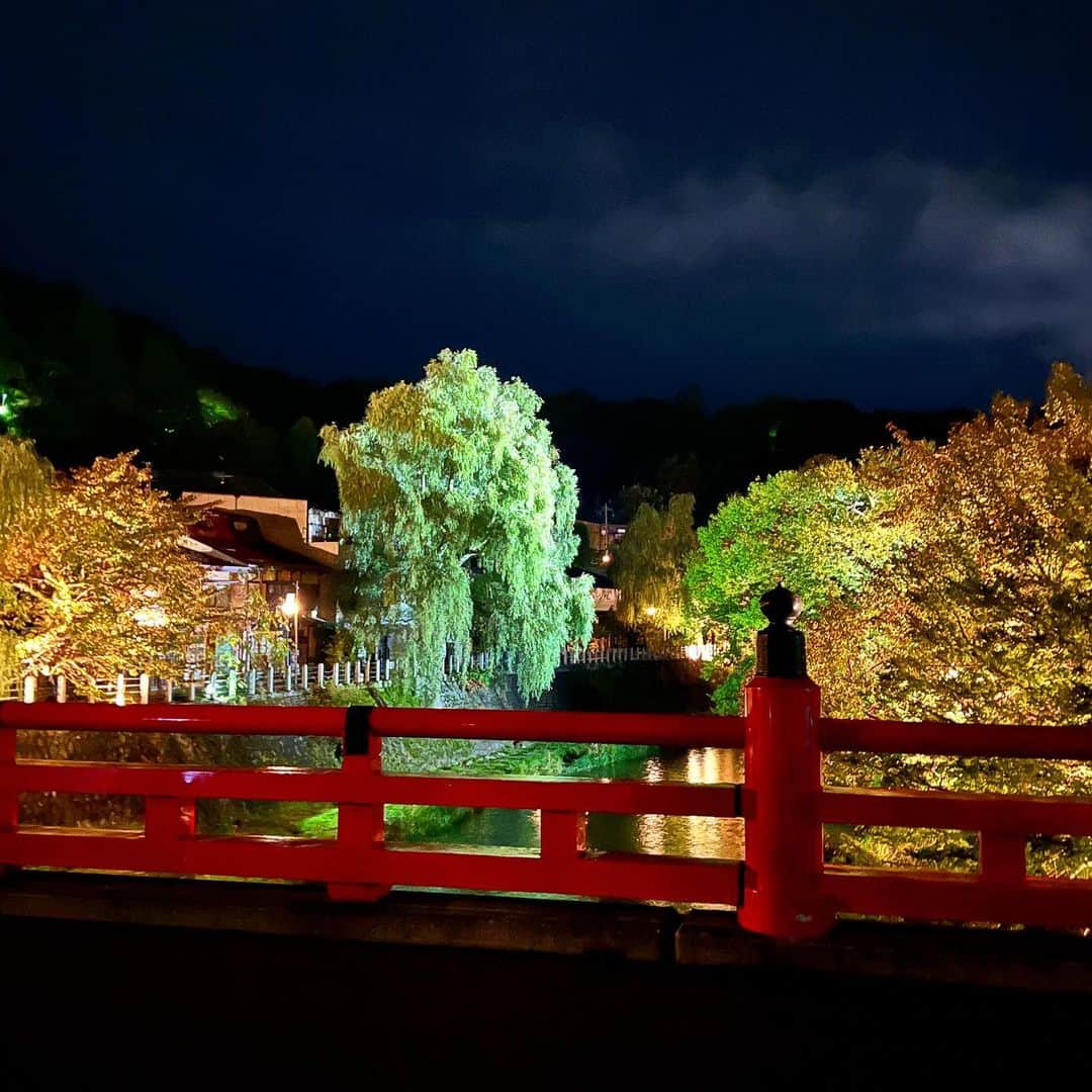 筧沙奈恵さんのインスタグラム写真 - (筧沙奈恵Instagram)「飛騨高山 ・ 親戚の集まりで岐阜県の飛騨高山に来ています😌 ・ 5年ぶりくらいの高山。風情あふれる古い町並みをお散歩♡ ・ 外国人の方がたくさんいて、すごく賑わっていました😍 ・ 旅の思い出に、お箸屋さんで見つけた可愛い箸置きを購入しました🥢 ・ 夜の紅葉のライトアップ、キレイだった🍁 ・ #飛騨高山　#古い町並み　#岐阜県　#高山観光 #岐阜観光」10月21日 23時09分 - sanaekakei