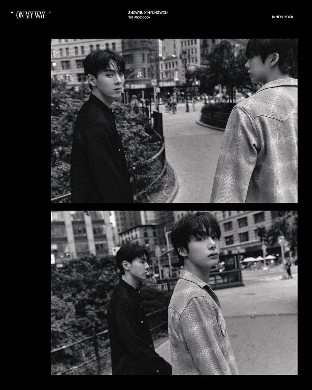 Monsta Xさんのインスタグラム写真 - (Monsta XInstagram)「📸 2023 SHOWNU X HYUNGWON PHOTOBOOK 🔛 𝙊𝙉 𝙈𝙔 𝙒𝘼𝙔  CONCEPT PHOTO #2 #셔누 #형원 #SHOWNU #HYUNGWON  🗓 예약판매 기간 231024 11:00AM - 231106 11:59PM (KST)  #몬스타엑스 #MONSTAX #MONSTA_X #포토북 #PHOTOBOOK #ONMYWAY」10月21日 23時10分 - official_monsta_x